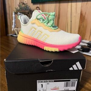 Adidas Kids Sneakers - White, Yellow, Pink